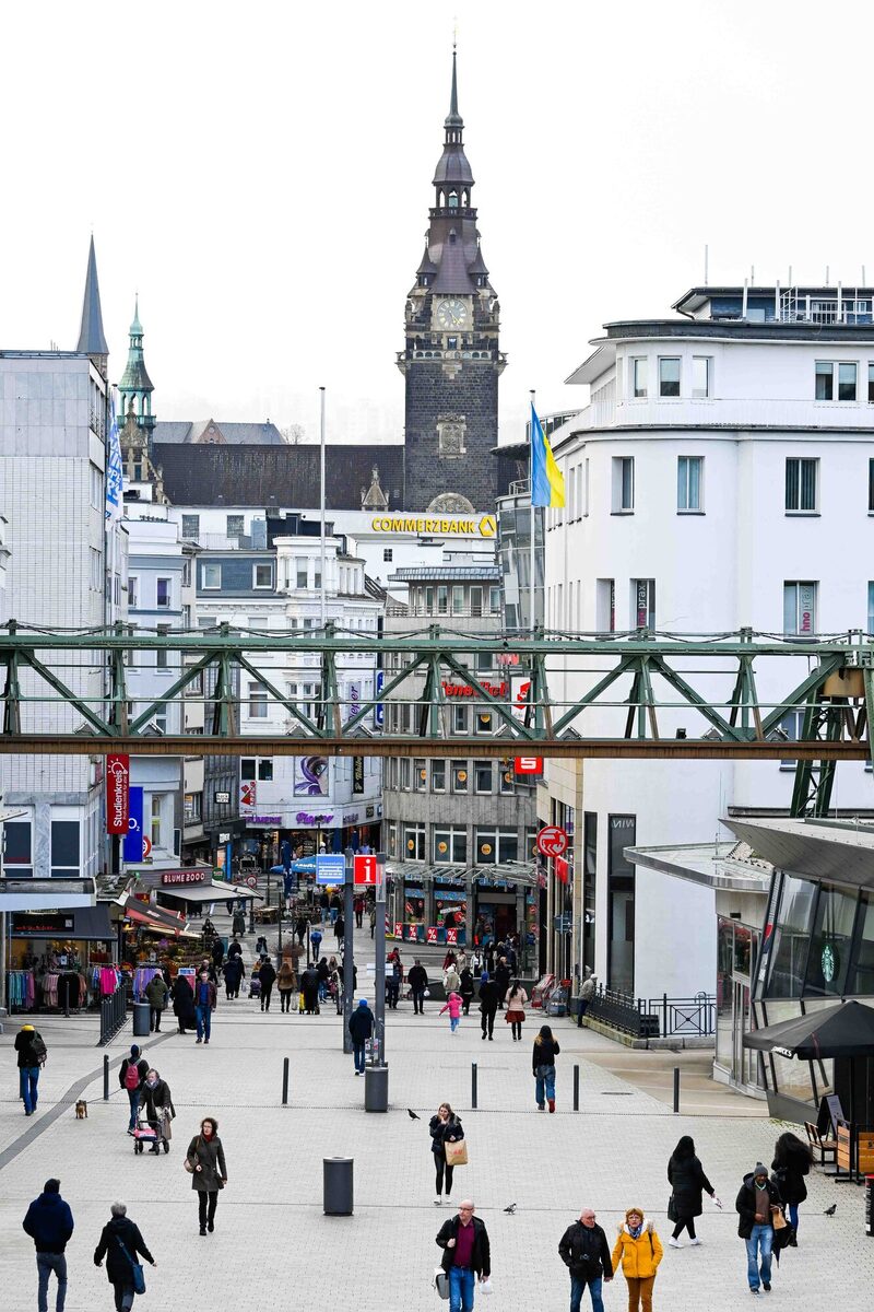 Blick vom Döppersberg auf die Alte Freiheit.